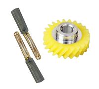 SiaBiced Mixer Roue Pignon Engrenage Mélangeur Accessoire Suiveur Remplacement Résistant Installation Simple Convient pour Robot Mélangeur sur Pied Usage, Équipement et 2 brosses