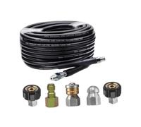 SiaBiced Nettoyeur de Canalisation Tuyau Haute Pression Accessoires Flexibles Métal Conçu pour Jardinage Lavage Auto Nettoyage Adapté Pelouse Cour Extérieur Te, Style C