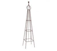 SiaBiced Obélisque Jardin pour Plantes Grimpantes - Treillis Support Robuste en Fer pour Tour Jardin, Grand
