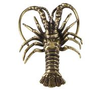 SiaBiced Ornement de Laiton Sculpté à La Main, Figurine de Homard pour La Maison