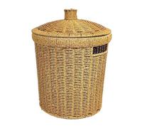 SiaBiced Panier à Linge, Conteneur Collecteur de Linge pour Boîte de Rangement de Linge Sale avec Un Look Nordique Moderne et Un Couvercle pour L'organisat, L