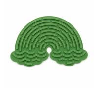 SiaBiced Parcours Motricité Bébé Silicone, Busy Board Sensoriel Thème -en-Ciel-en-Ciel-en-Ciel, Jouet Éducatif Bébé 1 an & Enfant 2 Ans , Vert