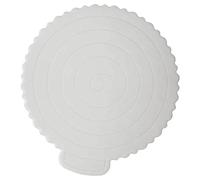 SiaBiced Plat à Gâteau avec Poignée, Cercle à Gâteau, Plateau de Service, Plateau à Parts de Gâteau, Facile à Nettoyer, Réutilisable, Stable, pour Les Fêtes et, 20.7cmx19cm