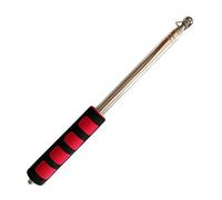SiaBiced Pôle Télescopique Guidage Professionnel avec Poignée en Éponge Antidérapante Utilisé comme Pointeur Enseignant Support Bannière Mât Drapeau Adapté Aux, Rouge, 1.6 m L