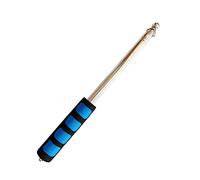 SiaBiced Pôle Télescopique Guidage Professionnel avec Poignée en Éponge Antidérapante Utilisé comme Pointeur Enseignant Support Bannière Mât Drapeau Adapté Aux, Bleu, 1.6 m L
