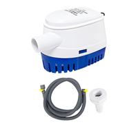 SiaBiced Pompe de Cale Automatique Compacte Pompe Submersible Marine Plomberie Bateau Portable Tube Flexible Intégré Conception Résistante à l'usure Installati, G1200