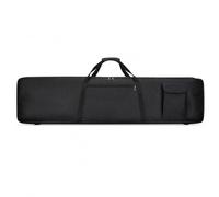 SiaBiced pr Piano Numérique 88 Tches, Housse Piano Noir 10mm | fermure éclair, Protection instrument, Transport répétitions, Pr artistes scène
