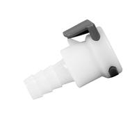 SiaBiced Raccord Rapide Comme Douille de Couplage et Raccord de Tuyau Connecteur Droit et Pièce de Rechange avec Commande à Une Main En POM pour Tuyaux Flexibl, 7.9 Mm