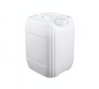 SiaBiced Récipient Carré Baril de Stockage Double Bouchon Empilable Plastique Dense Poignée Ergonomique pour Liquides Alimentaires eau Huiles Adapté pour Bureau Laboratoire Maison, Blanc, 25l-b
