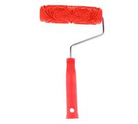 SiaBiced Rouleau à Peinture Relief Brosse Décorative Murale Outil Embossage Fleur Rouleau Motif Arbre Revêtement Caoutchouc Antiglisse Convient pour Décoration, H