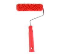 SiaBiced Rouleau à Peinture Relief Brosse Décorative Murale Outil Embossage Fleur Rouleau Motif Arbre Revêtement Caoutchouc Antiglisse Convient pour Décoration, P