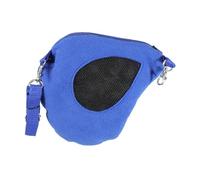 SiaBiced Sac de Transport Portable en Flanelle pour Hamster, Idéal pour Les Petits Animaux de Compagnie. Ce Sac Respirant Est Doté d'une Bandoulière Réglab, Bleu