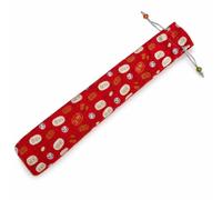 SiaBiced Sac Rangement Instruments Double Couche, Bonne Fortune, 60 cm | Pour instruments à vent - portable fiable - coton pur - fermeture coulissante - pour - pour protection