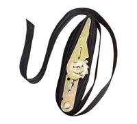 SiaBiced Sangle de Chargement à Cliquet, Sangle D'arrimage Automatique pour et Remorques, En Acier Haute Résistance et Nylon, Convient pour Une Paire, 3.5 M