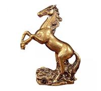 SiaBiced Sculpture Cheval Sculpture Cheval Western Peint Main Cheval Statue Bronze Ancien Décoration Bureau Figurine Cheval Cuivre Convient Cadeau Décoration