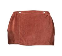 SiaBiced Serviette de Bain pour Homme Kilt de Douche Serviette de Sport Jupe de Bain Absorbante et Douce avec Poche Pratique pour Téléphone Adapté pour Le VES, Brun