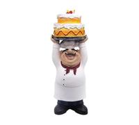 SiaBiced Statue Cuisinier, Figurine de Collection En Résine, Ornement de Table Moderne et Créatif pour