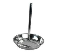 SiaBiced Support Poulet Grille Barbecue Plateau Rôtissoire Support Poulet Dansant Acier Inoxydable Réutilisable Entretien Simple Adapté Cuisine Camping Banquet, 24 Cm