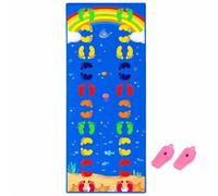 SiaBiced Tapis Jeu d’Activité Interactif, Enfant 1.2x3m Océan Double | Conception flexible, Tapis mvemen, Ateliers pédagogiques, Pr Professionnels du t