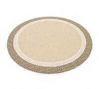 SiaBiced Tapis Rond Géométrique Français, Diamètre 70 cm + 1 Cadeau