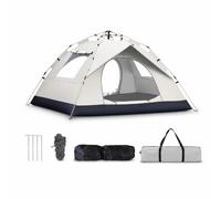 SiaBiced Tente Camping Automatique Imperméable, Coutures renforcées, Tente randonnée, Aventures en Plein air, pour festivaliers, Style to 4, 200cm x 200cm x 145cm