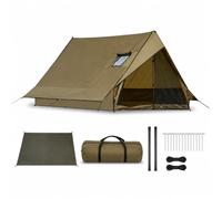 SiaBiced Tente Camping Imperméable Toutes Saisons, Tissu Polyester résistant, Tente d'expédition, Observations animalières, pour campeurs printaniers