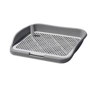 SiaBiced Toilettes pour Chien, Tapis d'apprentissage de La Propreté pour Chien, Bac à Déjections Canines avec Une Conception en Filet Léger et Réutilisable, Gris