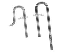 SiaBiced Tube à Nénuphars en Acier Inoxydable avec Raccord D'entrée/Sortie et Embout Acrylique pour Aquariums d'eau Douce - Décoration Ca, 12 entrée Sortie