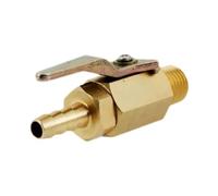 SiaBiced Vanne à Bille En Laiton pour, Vanne D'arrêt, Raccord pour Bar à CO2, Connexion NPT, Dispositif Anti-retour pour Matériel de Bière, Barbelé de 8 Mm