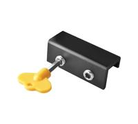 SiaBiced Verrou Fenêtre Glisse Sécurité Réglable Installation Pratique Alliage Aluminium Fixation Protection Enfants Adapté pour Maison Bureau Hôtel Garage, StyleC