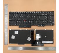 Siakoocty Clavier de remplacement pour ordinateur portable avec pointeur et rétroéclairage pour Lenovo Thinkpad P50 P51 P70 00PA288 SN20K85114/00PA370 0BL0014