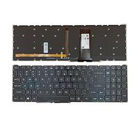 Siakoocty Clavier de remplacement pour ordinateur portable avec rétroéclairage coloré RVB pour Acer Nitro 5 AN515-43 AN515-54 AN515-55 AN517-51 Nitro 7 AN715-51 Predator Helios 300 PH315-52