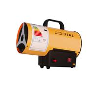 SIAL 10kW Radiateur Soufflant à Gaz Chauffage de Chantier Chauffage à Gaz Chauffage Radiant Souffleur d'air Chaud, Jaune