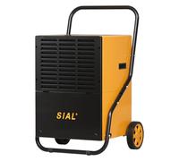 SIAL 80 L/jour Déshumidificateur Industriel C80 - Avec Réservoir, Drain - Sécheur de Construction Commerciale - Convient aux Sous-Sols et Aux Grandes Pièces de Moins de 113㎡