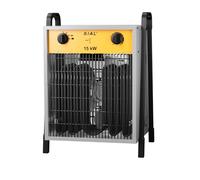 SIAL Chauffage Soufflant 15000 W - Industriel - Radiateur électrique - Pour Chantier, Atelier Ou Garage Avec Contrôle Thermostatique Entièrement Réglable et Deux Modes de Chauffage