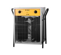 SIAL Chauffage Soufflant 22000 W - Industriel - Radiateur électrique - Pour Chantier, Atelier Ou Garage Avec Contrôle Thermostatique Entièrement Réglable et Deux Modes de Chauffage DA22