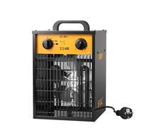 SIAL Chauffage Soufflant 3300 W - Industriel - Radiateur électrique - Pour Chantier, Atelier Ou Garage Avec Contrôle Thermostatique Entièrement Réglable et Deux Modes de Chauffage DA3.3