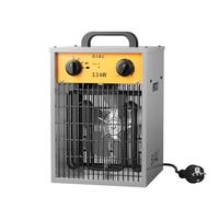 SIAL Chauffage Soufflant 3300 W - Industriel - Radiateur électrique - Pour Chantier, Atelier Ou Garage Avec Contrôle Thermostatique Entièrement Réglable et Deux Modes de Chauffage