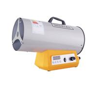 SIAL Chauffage Soufflant à Gaz 171,000 Btu/h Canon à Chaleur à Gaz Chauffage Radiant Portable Pour Ateliers,Interrupteur électronique/Peut être Chronométré/Arrêt Automatique, Argent, 50 kW,Q50E