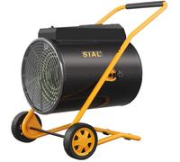 SIAL Industriel Radiateur électrique - 15kW Chauffage Soufflant - Pour Chantier,Atelier Ou Garage (Noir) D15