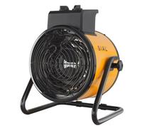 SIAL Industriel Radiateur électrique - 3000W Chauffage Soufflant - Pour Chantier, Atelier Ou Garage (Jaune)