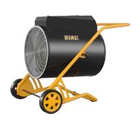 SIAL Industriel Radiateur électrique - 30kW Chauffage Soufflant - Pour Chantier,Atelier Ou Garage (Noir) D30