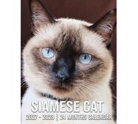 Siamese Cat Calendar 2027 - 2028: Monthly Planner Jan 2027 to Dec 2028 with US Holidays for Home Office School and Family