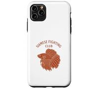 Siamese Fighting Fish Club Betta Poisson d'eau douce Coque pour iPhone 11 Pro Max