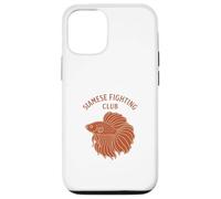 Siamese Fighting Fish Club Betta Poisson d'eau douce Coque pour iPhone 12/12 Pro