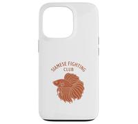 Siamese Fighting Fish Club Betta Poisson d'eau douce Coque pour iPhone 13 Pro