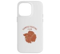 Siamese Fighting Fish Club Betta Poisson d'eau douce Coque pour iPhone 14 Pro Max