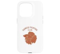 Siamese Fighting Fish Club Betta Poisson d'eau douce Coque pour iPhone 15 Pro