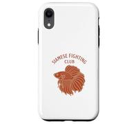 Siamese Fighting Fish Club Betta Poisson d'eau douce Coque pour iPhone XR