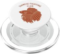 Siamese Fighting Fish Club Betta Poisson d'eau douce PopSockets PopGrip pour MagSafe